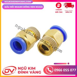 Đầu Nối Nhanh Đồng Ren Ngoài - PC
