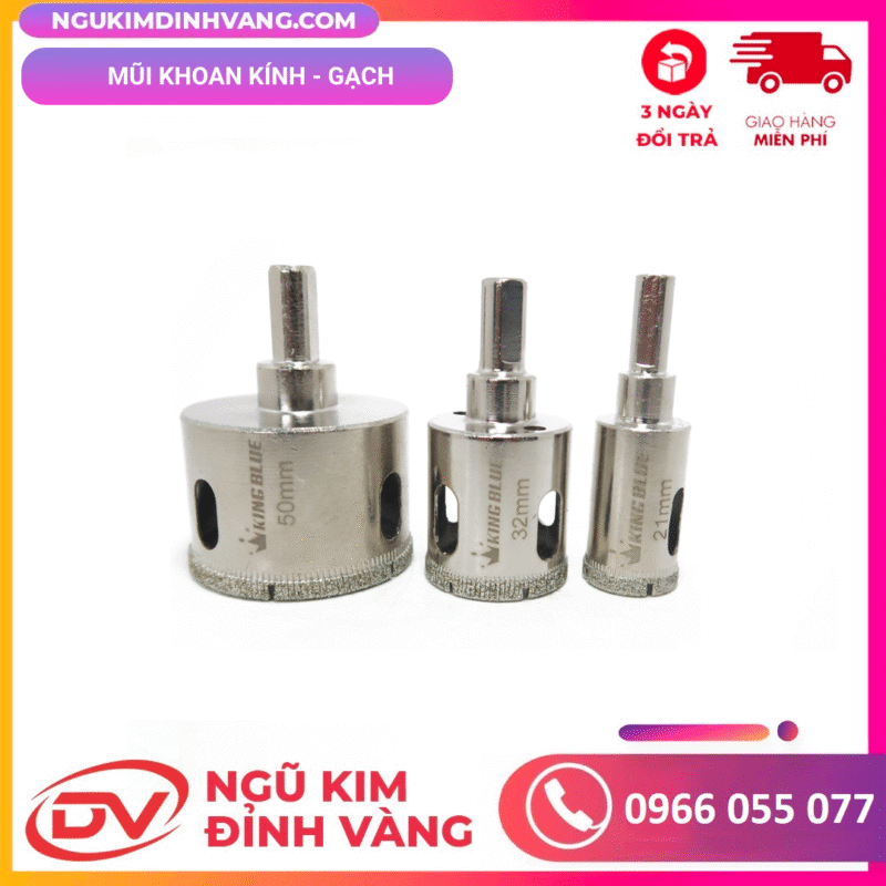 mũi chuyên khoan vật liệu kính, gạch 