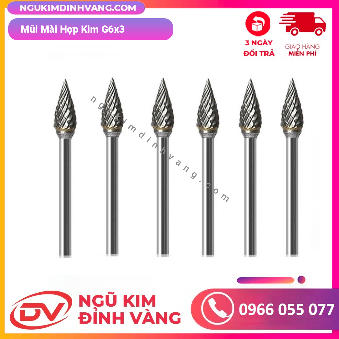 Mũi Mài Hợp Kim G6x3