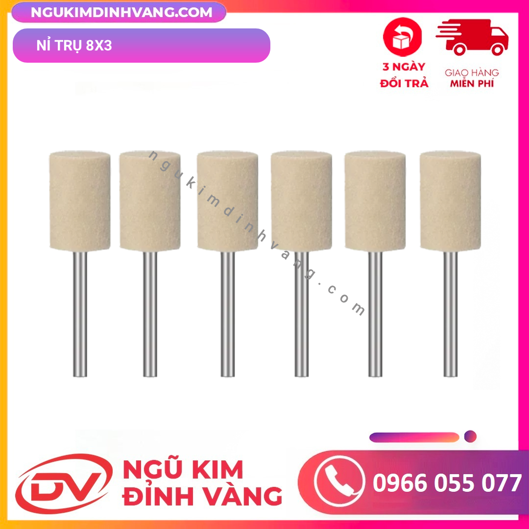 Nỉ trụ 8x3